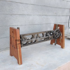 Banc industriel moderne en fonte pieds de table basse cadre forgé noir avec revêtement en poudre pour bar extérieur maison café utilisation - Product Image 5