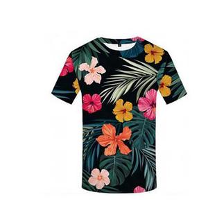 T-shirt tricoté pour homme à col rond 100 % coton, infroissable, écologique, respirant, à manches courtes, imprimé, léger, long, vente en gros - Product Image 2