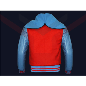 Unisex Blank Varsity Letterman <b>Jacket</b> Women Custom Logo Deep Pocket Winter <b>White</b> Heavyweight Wool Letterman <b>Jacket</b> for <b>Men</b> - Product Image 5