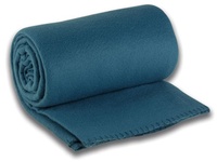 Couverture de voyage personnalisable en polaire brossée 100 % polyester durable, anti-boulochage, ignifuge, unie, style vintage, pour compagnies aériennes