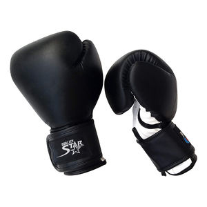 Guantes de boxeo profesionales para hombre, ropa de entrenamiento de cuero PU, con etiqueta personalizada impresa, guantes de lucha de boxeo - Product Image 4