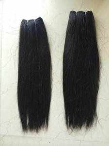 มัดผมมนุษย์ลอนตรง100% อินเดียยืดได้ยาว30นิ้วมีความนุ่มและบริสุทธิ์ - Product Image 2