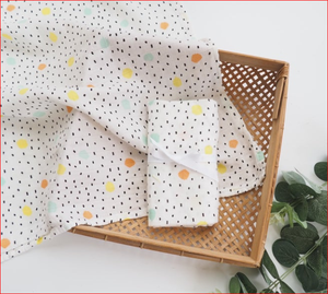 baby muslin <b>swaddle</b> blanket for spring - Product Image 3
