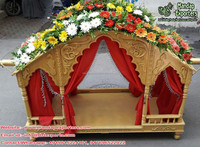 Doli/Palki de mariage Royal Maharani, style moderne, en bois traité léger, personnalisable, pour mariée