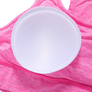 Sujetador deportivo push-up inalámbrico de calidad superior personalizable al por mayor Yogini ropa de gimnasio transpirable de talla grande Atlético ligero - Product Image 4
