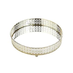 Fancy <b>Mirror</b> Serving <b>Tray</b> Round Shape Handmade Designer Platter Classic Stylish Wholesale <b>Mirror</b> Vanity <b>Tray</b> - Product Image 3