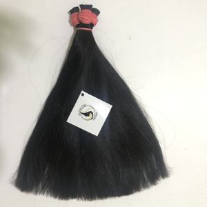 Top Quality Raw Indian Temple <b>Hair</b> 8-32 Inches Human <b>Hair</b> <b>Extension</b> No Weft Bulk <b>Hair</b> <b>Extensions</b> Vendor - Product Image 2