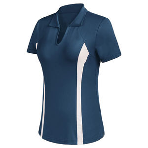 Chemises polo pour femmes, uniformes personnalisés, vêtements pour événements, tissu respirant, techniques brodées, uni pour femmes, prix d'usine - Product Image 6
