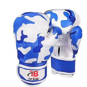 Profesional logotipo personalizado PU cuero MMA Kickbox Kickboxing Gel guantes de entrenamiento de boxeo encaje personalizado-hecho a pedido - Product Image 2