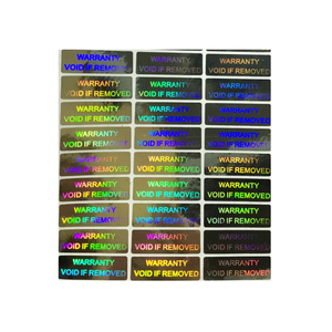 Etiquetas holográficas de seguridad personalizadas, OEM, número de serie genuino - Product Image 1