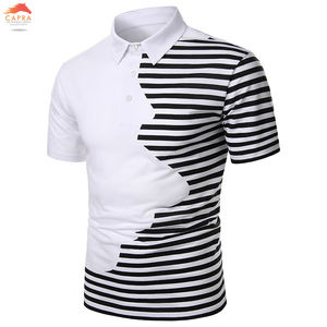 Vente directe d'usine polo de sport en coton pour hommes meilleure qualité nouveau design à manches courtes décontracté uni tricoté polo Plus - Product Image 2