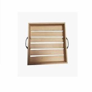 Handmade Classic Wooden Tray <b>Set</b> of 3 Indian Vintage Metal Serving Trays <b>Breakfast</b> Tray for Home Arabian Style for Food Serving - Product Image 6