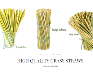Paille d'herbe naturelle du Vietnam, pièces, pour boire, sain, exportation depuis le Vietnam, ec2go - Product Image 2