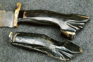 Corne marbré en forme de baleine, pour manche de couteau, corne ram en vrac, cadeaux pour couple, vente personnalisée - Product Image 3