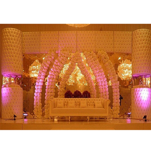 Magnifique panneau mural en cuir pour mariage, décoration de scène florale de mariage, panneaux muraux en cuir pour mariage, beau panneau mural en cuir pour mariage afghan, Royaume-Uni - Product Image 1