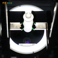 Máquina de impresión de pantalla de seda de cuatro colores, Servo, CNC, automática, para botellas de plástico