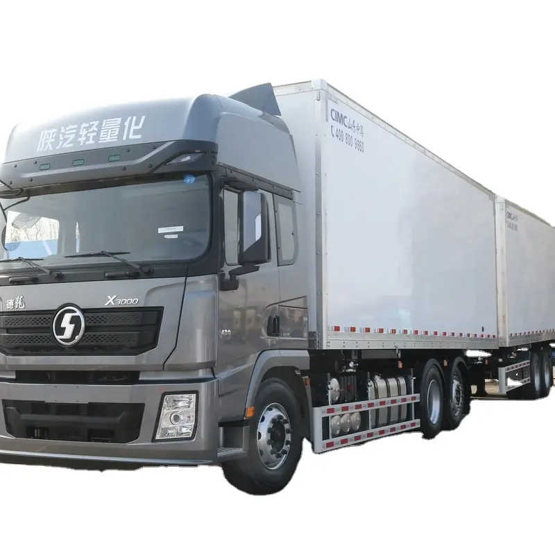 Shacman a utilisé des camions de cargaison 430HP 6X2 train-turck à vendre avec le bon prix