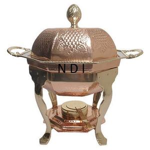 Hot Selling Silver Antique Finishing Chafing Dish Restaurant Food Warmer <b>Buffet</b> Food Equipment Serving Metal Chafing Dish - Product Image 3