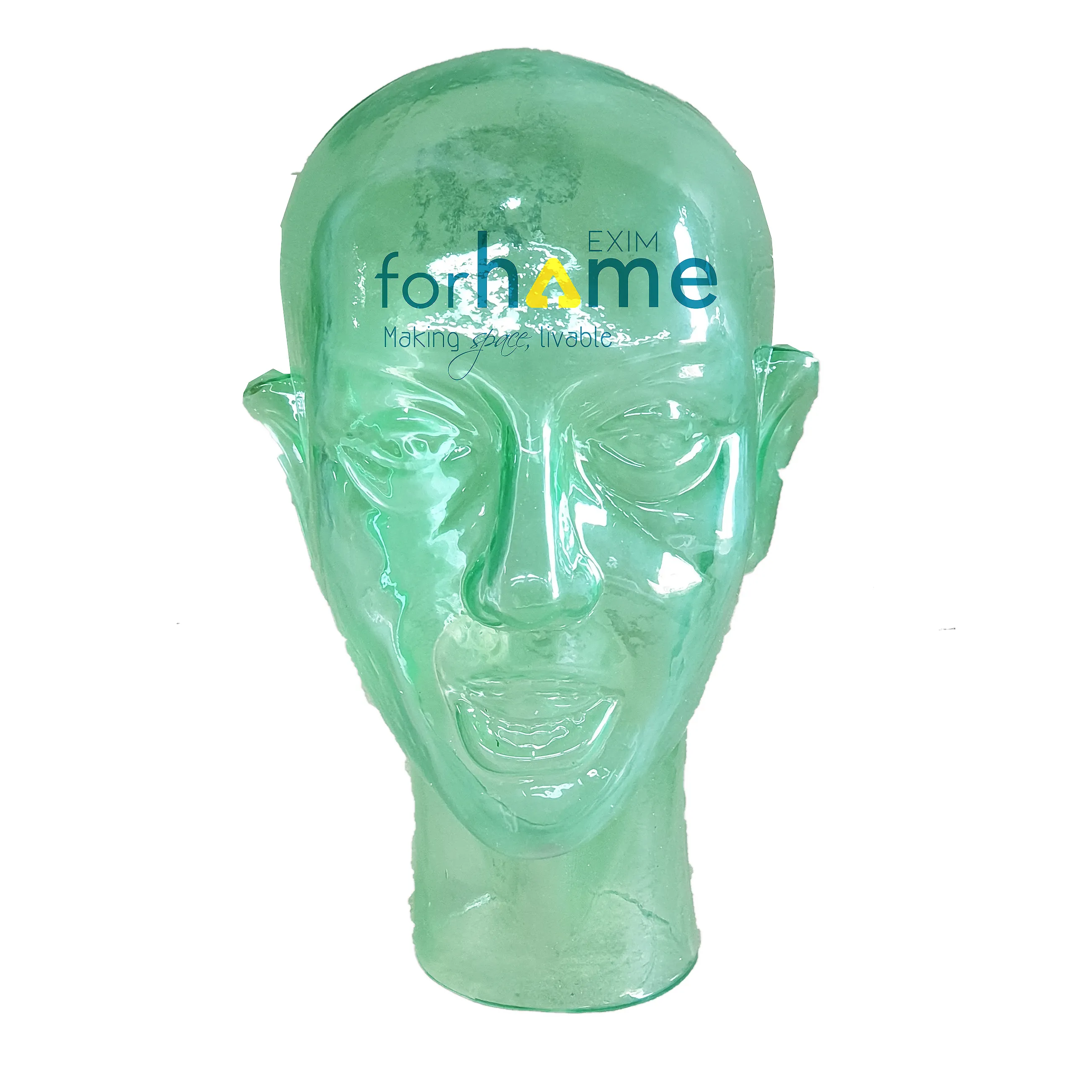 Escultura de cabeza hueca de cristal moderna por para el hogar Exim