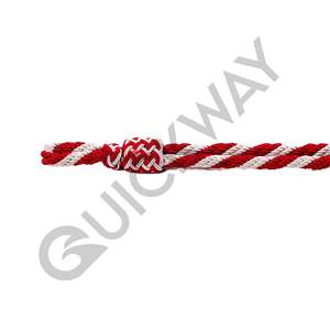 Officiers de cérémonie mentonnière multicolore personnalisée cordon de capuchon confortable avec accessoires uniformes en fil métallique - Product Image 2