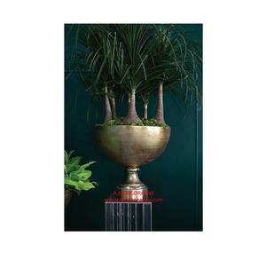 Centro de mesa de Metal para decoración de boda, cuenco de flores con forma de barco antiguo de oro, de alta calidad - Product Image 2