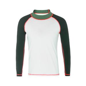 Rashguard unisexe à manches longues de qualité professionnelle supérieure, impression par sublimation personnalisée, polyester/nylon 220g, faible MOQ, toutes tailles - Product Image 2