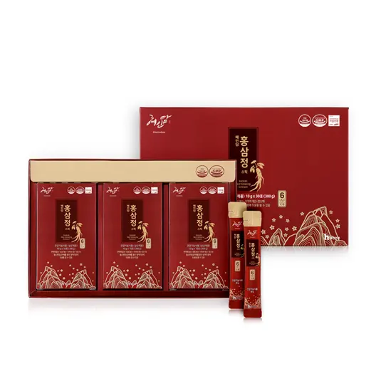 Convenient Health Care Supplies 10ml x 30s Jeong Stick 6-year-old Red Ginseng with 16 Supplementary Ingredients