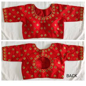 Designer Party Wear Long Sleeve or Sleeve Attached Insides Lace Border Embroidered and Stone Work Plus Size and All Colors Surat Garment - Product Image 5