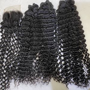 Extensiones de Cabello Humano Rizado de Alta Calidad, 100% Natural, Remy Crudo, SIN Procesamiento Químico, Vietnam - Product Image 1