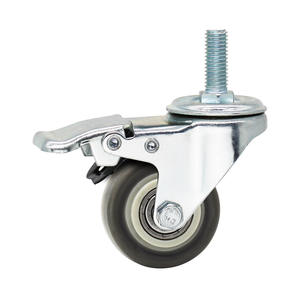 Oferta del proveedor, paquete de 4 <span class=keywords><strong>ruedas</strong></span> giratorias de vástago de rosca de poliuretano de 1,5 pulgadas que no dejan marcas para <span class=keywords><strong>muebles</strong></span> con <span class=keywords><strong>ruedas</strong></span> - Product Image 6