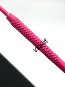 Professional Pink Powder Coating Stainless Steel Makeup Mirror Eyelash Extension <b>Lip</b> Design Custom Logo Beauty Instrument - Product Image 3