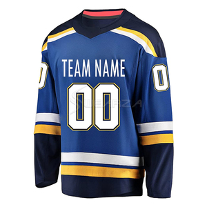 Maillots de hockey sur glace dernier modèle, maillots de hockey brodés et imprimés par sublimation, maillots de hockey sur glace en tissu écologique - Product Image 3