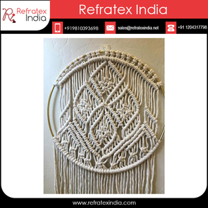 <b>Decorative</b> Handmade New Arrival Macrame Dream Catchers Best Macrame Dream Catcher in India - Product Image 4