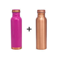 Botella de agua de cobre, recipiente de cobre antiguo, sencillo, nuevo diseño, oferta - Product Image 5