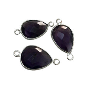 Connecteurs de pierres précieuses de lunette en argent sterling de haute qualité Nouveau design Résultats de bijoux et composants Prix d'usine en gros - Product Image 1