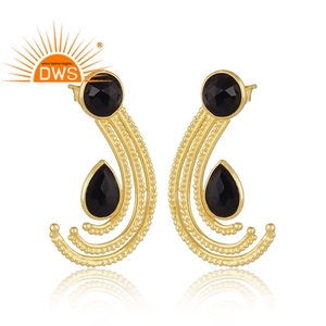 925สเตอร์ลิงเงินธรรมชาติสีดำนิลอัญมณีห้อยต่างหูสำหรับผู้หญิงเครื่องประดับสำหรับผู้หญิงของขวัญสำหรับผู้หญิงสำหรับเธอ - Product Image 2