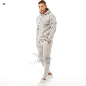 ชุดออกกำลังกายแบบบางสำหรับผู้ชายชุดวอร์มผ้าฝ้ายโพลีเอสเตอร์ปรับแต่งได้ชุดออกกำลังกายสำหรับฝึกซ้อมขายดีในฤดูหนาว - Product Image 2