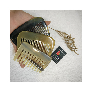 Peigne en forme de corne de cheveux, personnalisé, nouveau, meilleure vente 100% fait de corne de buffet au vietnam testé - Product Image 5