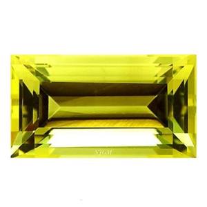 6X12mm Baguette Cut Natural VERDE ORO LIMÓN CUARZO Venta al por mayor Precio de fábrica Piedra preciosa suelta facetada de alta calidad por quilate - Product Image 1