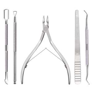 Juego de Herramientas Profesionales para el Cuidado de las Uñas, 6 Piezas, Cortaúñas, Empujador de Cutículas, Lima de Uñas para Dedos, Artículos Esenciales para el Cuidado de las Uñas, Acero Inoxidable - Product Image 4