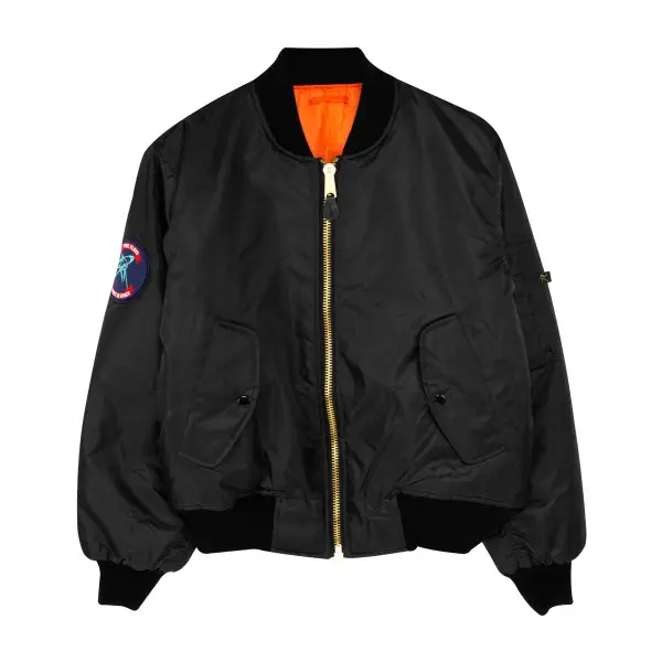 Customize Man High Quality Bomber Jacket High Quality Plus Size Custom Winter Thick Men's Nylon Satin Pilot Bomber Jacket