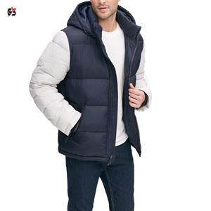 Veste matelassée pour hommes, tenue d'hiver bon marché, vêtement d'extérieur, produit personnalisé, Logo de marque imprimé, sweat à capuche, Style OEM, 2020 - Product Image 5