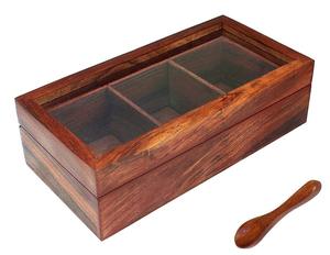 Fancy Wooden <b>Herb</b> & Spice Tools <b>Box</b> - Product Image 3
