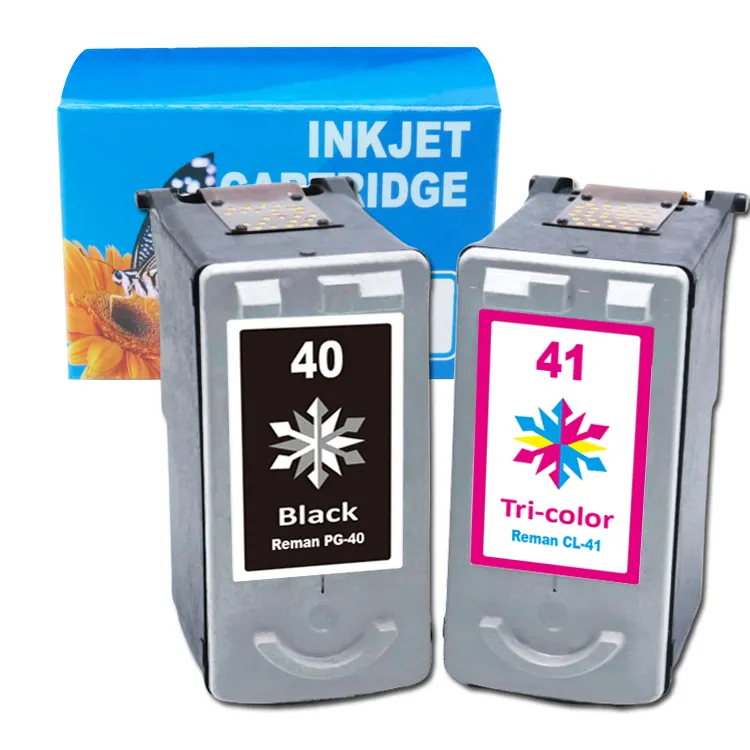 Uniplus PG 40 CL 41เครื่องพิมพ์ตลับหมึกสำหรับ Canon Pixma Ip1880