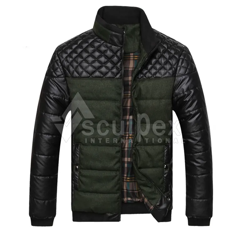 Men Brand Winter Clothing 2020 Men Thick PU Coat Warm Padded Casual Male Jackets Fashion Overcoat Winter Puffy Jacket