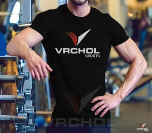 Singrain — t-shirt de Sport à manches courtes pour hommes, séchage rapide, compression, tenue de Sport, vente en gros