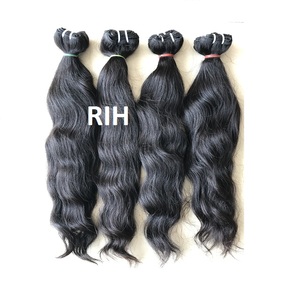 Extensiones de cabello humano brasileño 100% sin procesar, mechones de pelo ondulado y mojado, oferta - Product Image 1