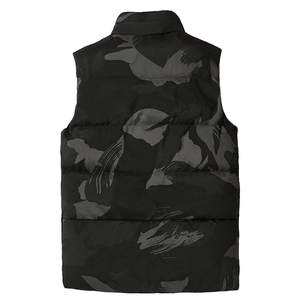 Veste bouffante sans manches avec logo personnalisé manteau d'hiver matelassé intérieur en toile attrayant enduit nouveauté OEM marque privée décontracté - Product Image 2