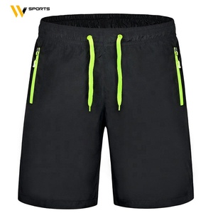 Jersey transpirable de estilo informal de cintura media para hombre, pantalones cortos para correr, entrenamiento rápido, ropa deportiva con cierre elástico - Product Image 1