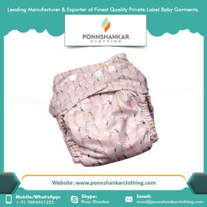 ผ้าอ้อมเด็กทารกออร์แกนิค100% พิมพ์ลายสีสันสดใส - Product Image 4
